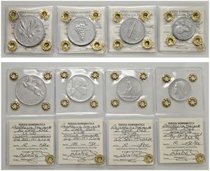 Serie completa dei 4 valori del 1946 (1, 2, 5, 10 lire), Roma.