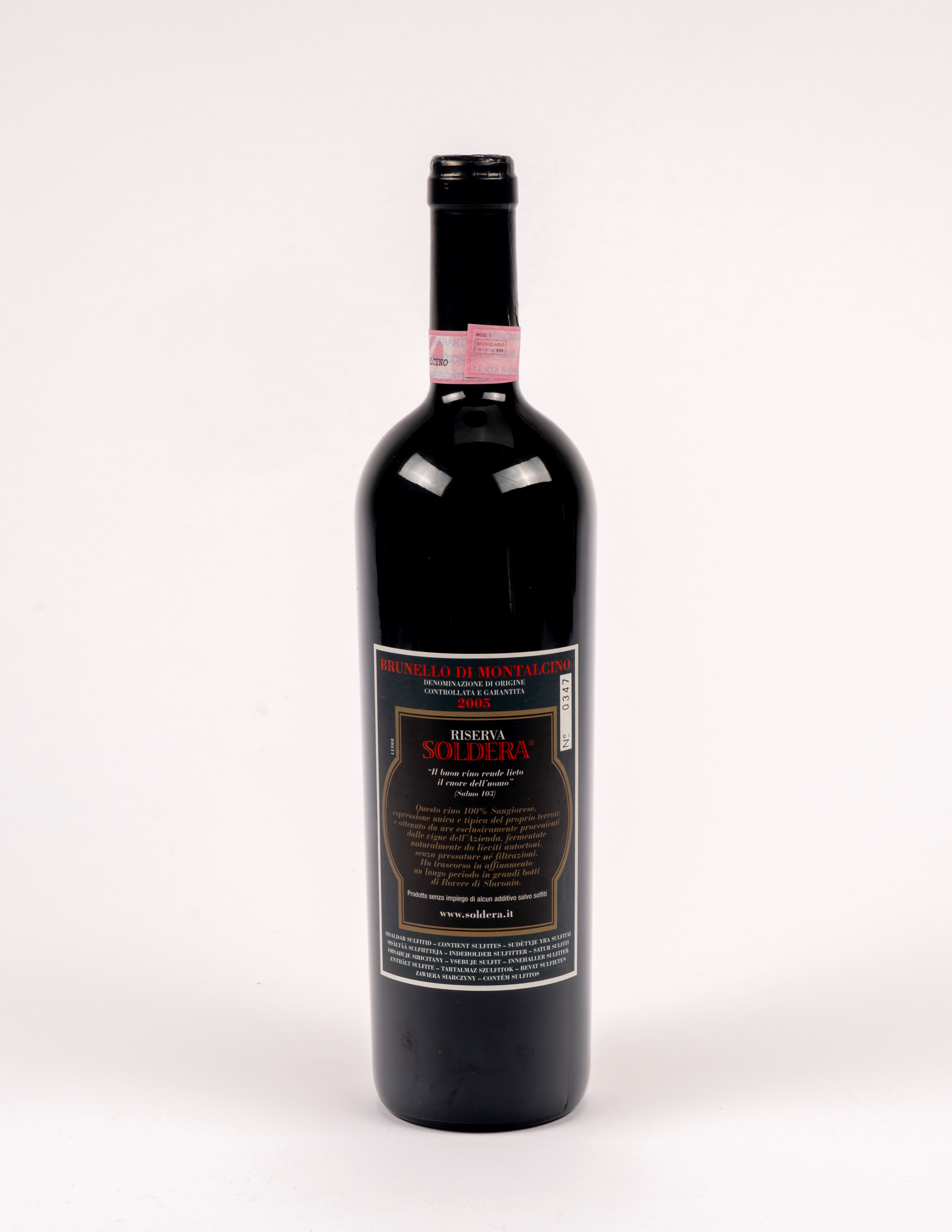 Italia - Soldera Riserva (1 BT) — 2005