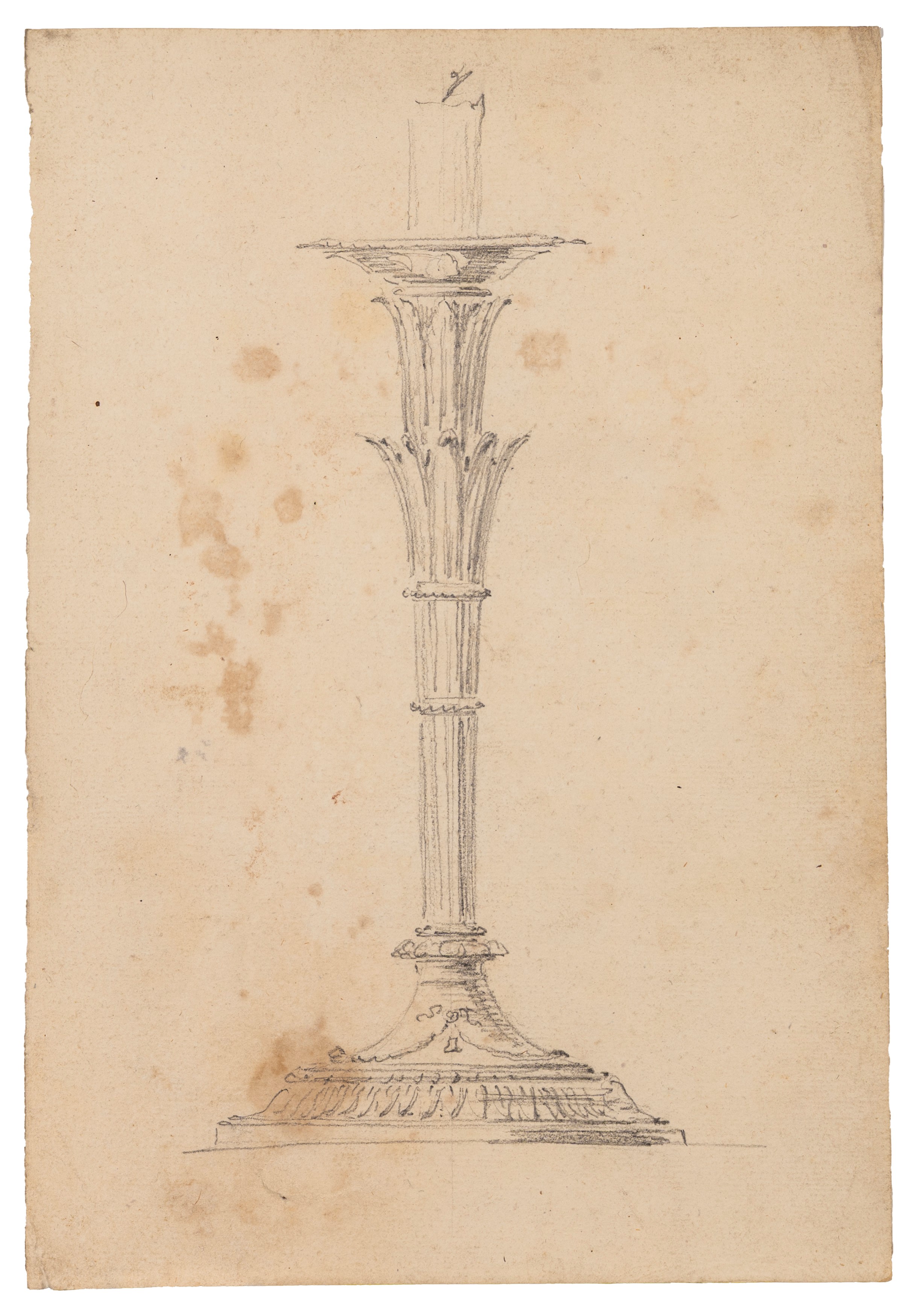 Collezione di studi di figure e progettazioni per lucerne e candelabri, ventiquattro disegni