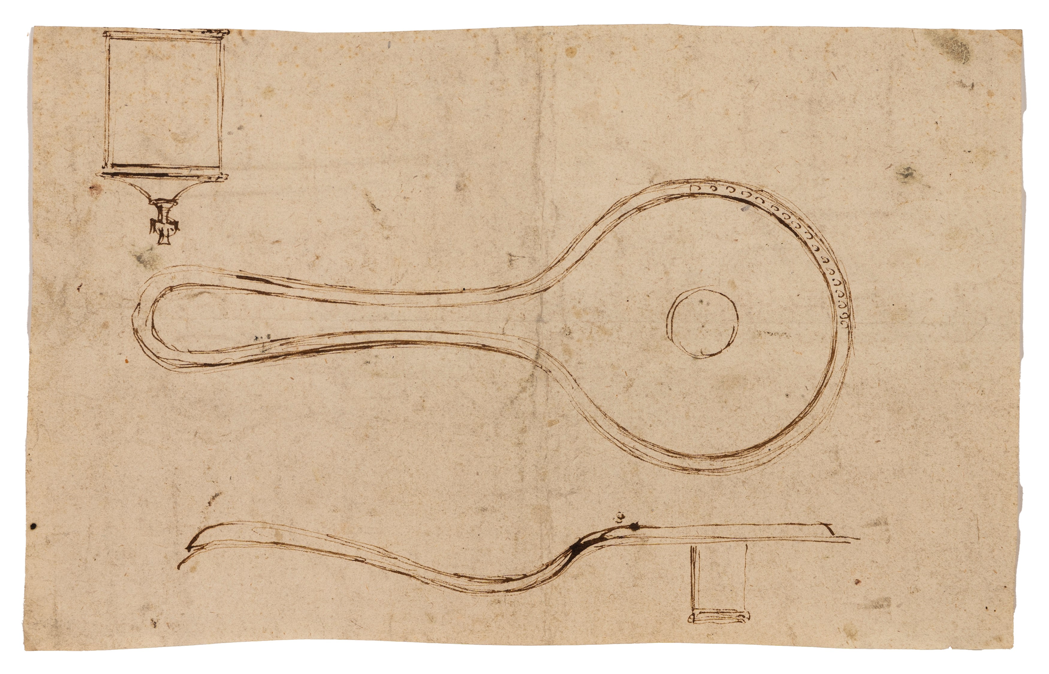 Collezione di studi di figure e progettazioni per lucerne e candelabri, ventiquattro disegni