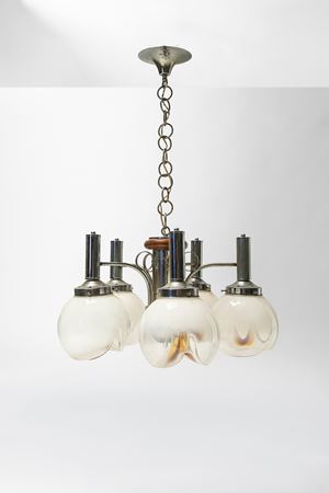 Five-light chandelier