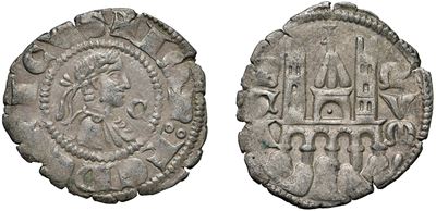 A nome di Federico II di Svevia, Denaro planeto (mistura), s.d., Bergamo