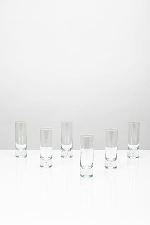 Set of six glasses model 'Bubble Longdrink'