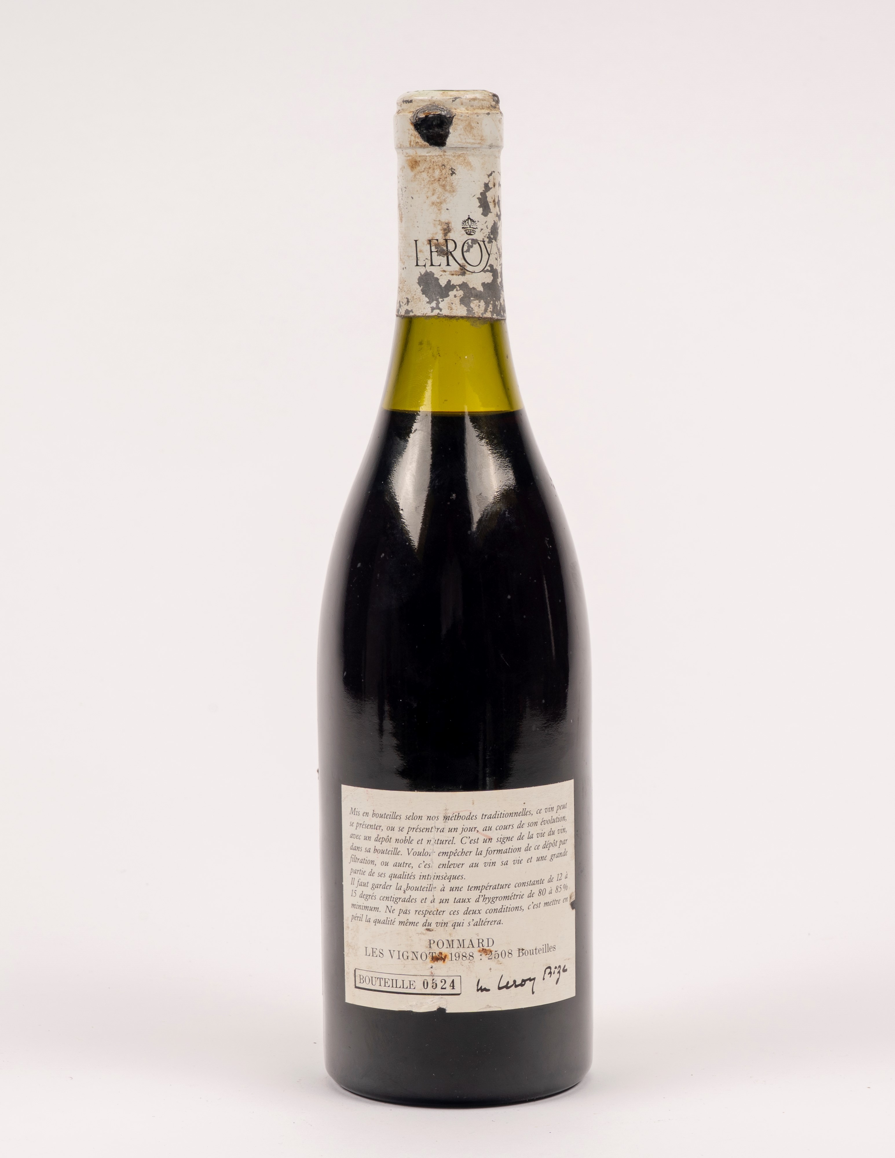 Francia - Leroy Pommard, Les Vignots, Côte de Beaune (1 BT)