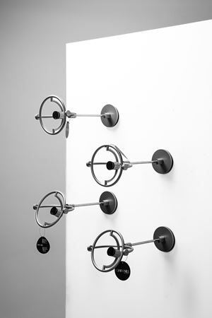 Set of four ceiling lamps model no. '906 Fariuno'