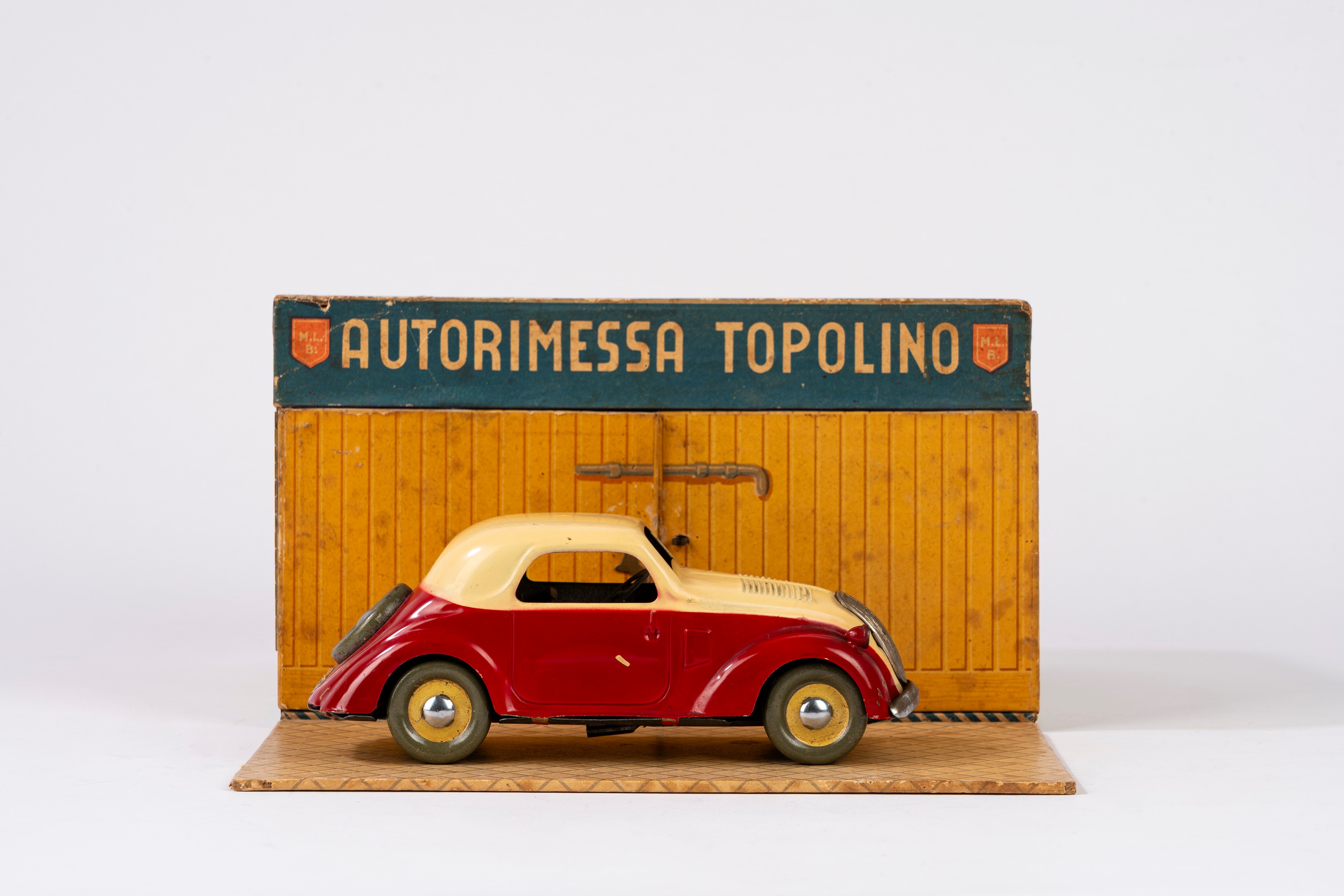 Luigi Marchesini Mlb Marchesini - Autorimessa Topolino (set con tre automobiline Fiat 500 B), 194...