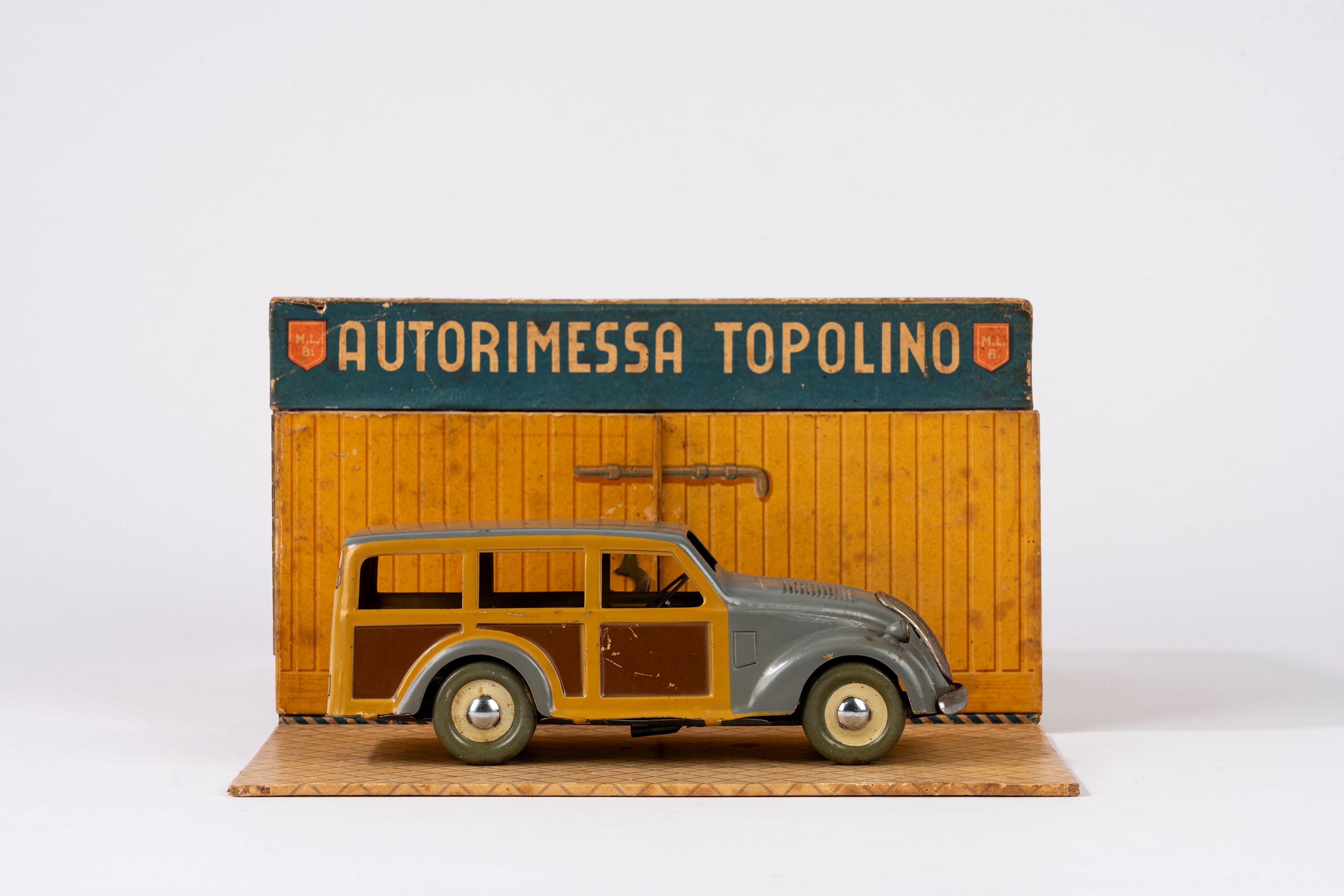 Luigi Marchesini Mlb Marchesini - Autorimessa Topolino (set con tre automobiline Fiat 500 B), 194...