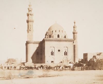 Le Kaire. Mosquee du Sultan Hassan (Le tombeau) su carta salata