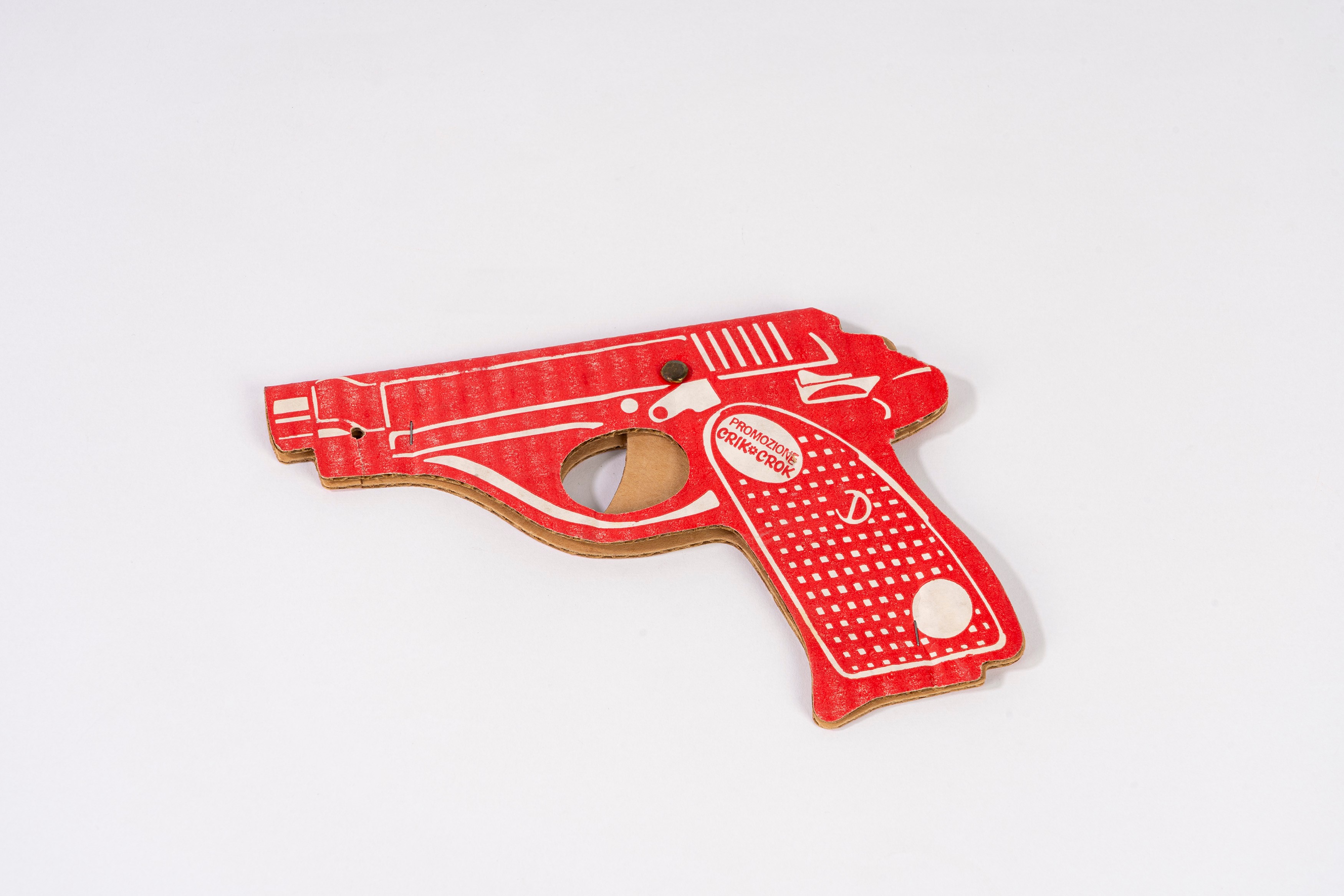 Crik Crok - Pistola Beretta in cartoncino, anni 1970