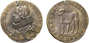 VINCENZO II GONZAGA (1627) - Medaglia 1627, Mantova.