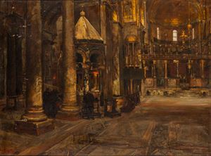 Venezia, l'interno della basilica di San Marco