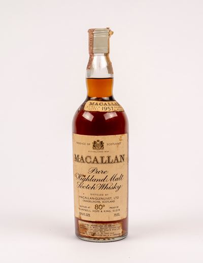 Macallan, 1 bottiglia, 80° proof, 75 cl (1957)