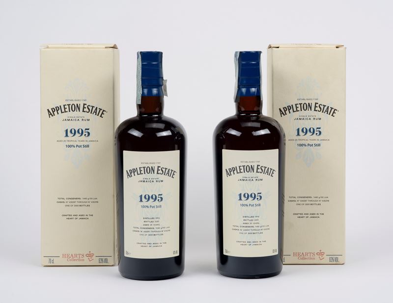 Jamaica - Appleton Estate, 25 anni (2 bottiglie), whisky/rum