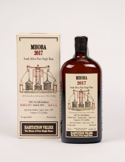 Mhoba 4yo, Habitation Velier (distillato 2017, imbottigliato 2021) – 1 bottiglia