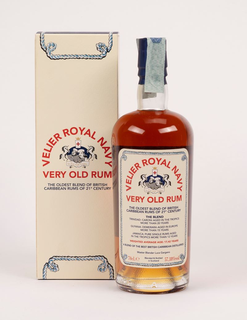 Guyana, Jamaica, Trinidad - Rum Royal Navy Very Old Rum, 17,42 anni, 57,18% vol, 70 cl