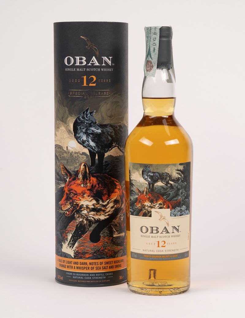 Scozia - Whisky, Oban 12 Years, Single Malt Scotch, 70 cl, 56,2% vol (2021)