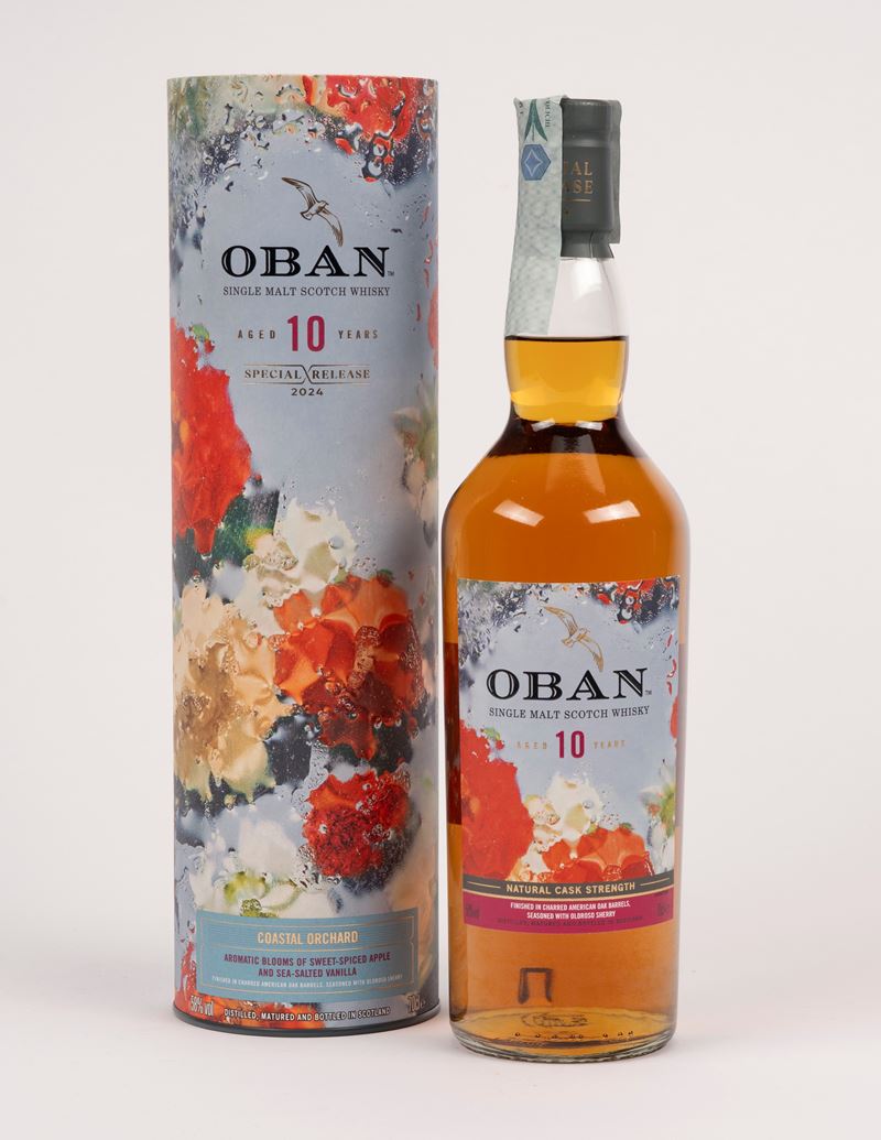 Scozia - Whisky, Oban 10 years Single Malt Scotch (1 bottiglia da 70 cl)