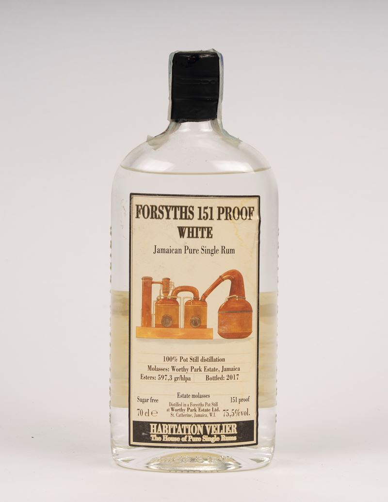 Jamaica - Forysths, Habitation Velier 151 Proof White (1 bottiglia), 70 cl