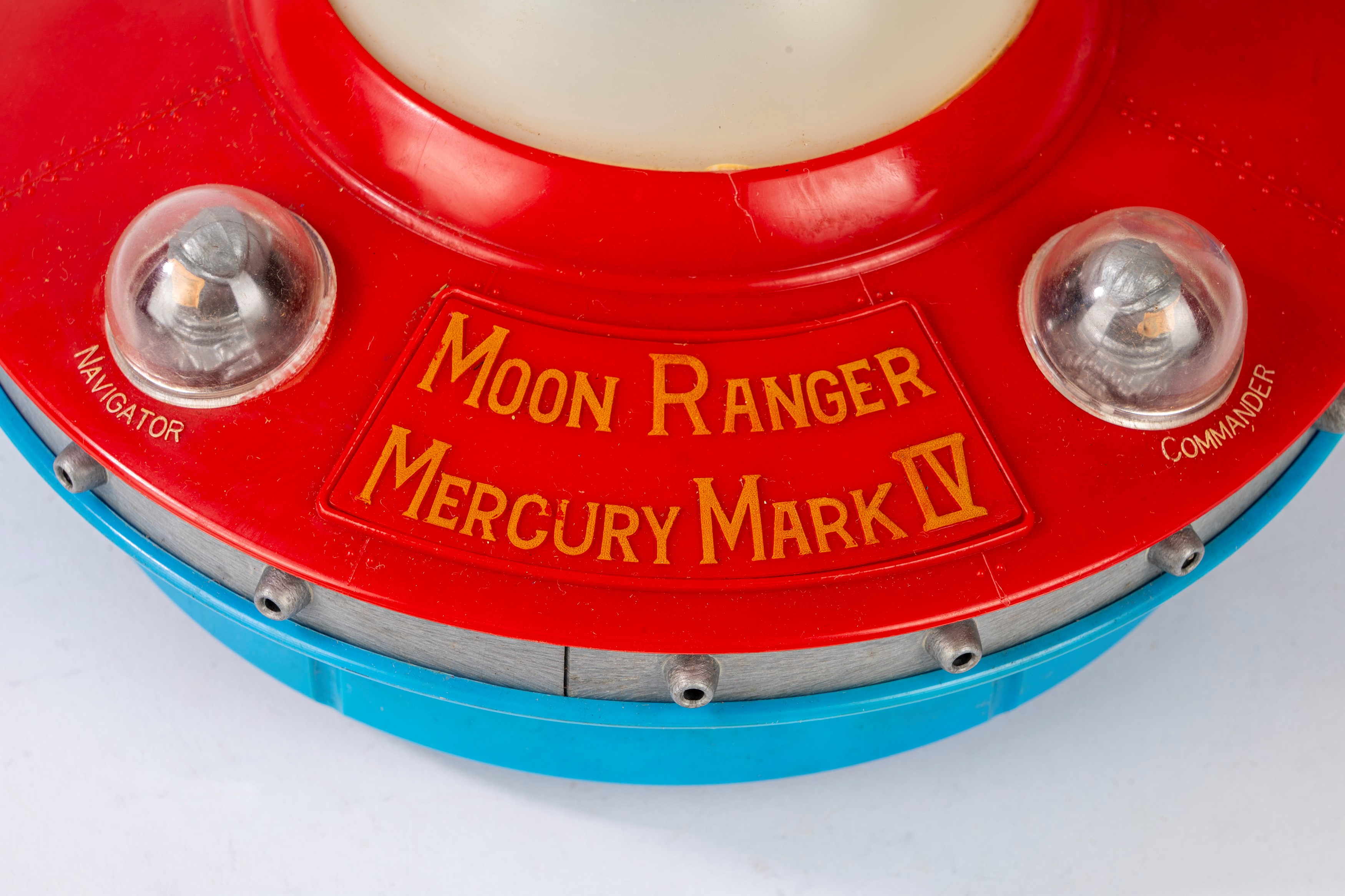 MOON RANGER, Flying saucer Mercury Mark IV, plastica, made in Hong Kong