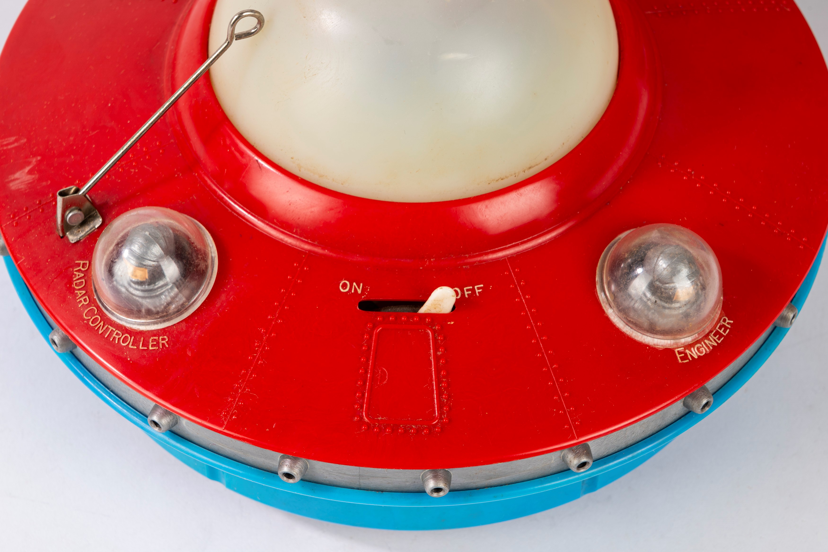 MOON RANGER, Flying saucer Mercury Mark IV, plastica, made in Hong Kong