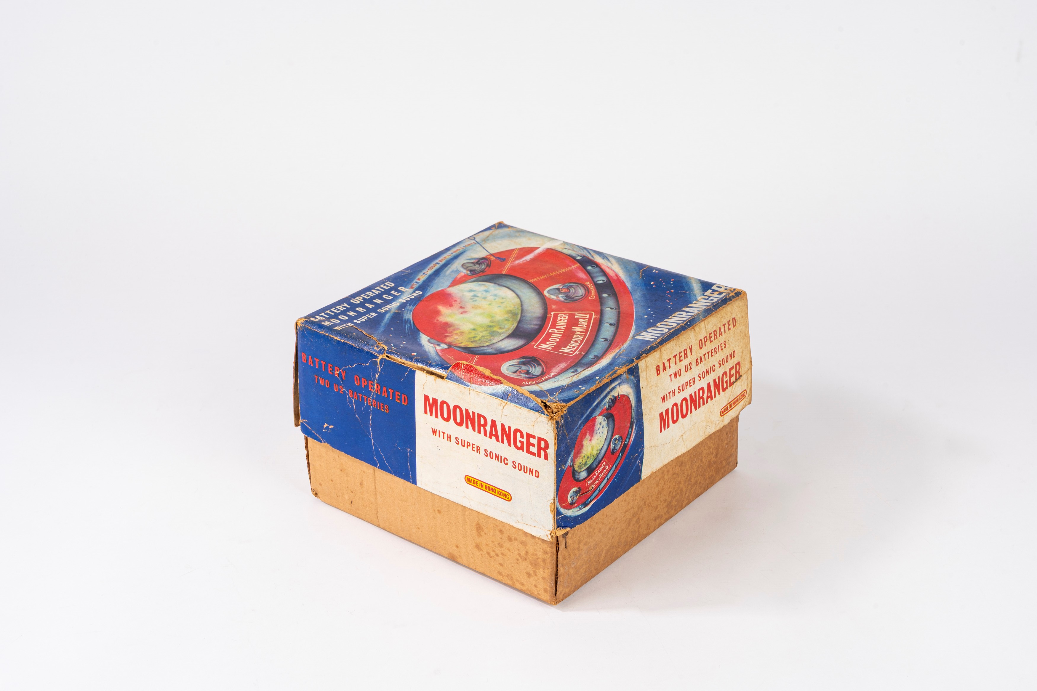 MOON RANGER, Flying saucer Mercury Mark IV, plastica, made in Hong Kong