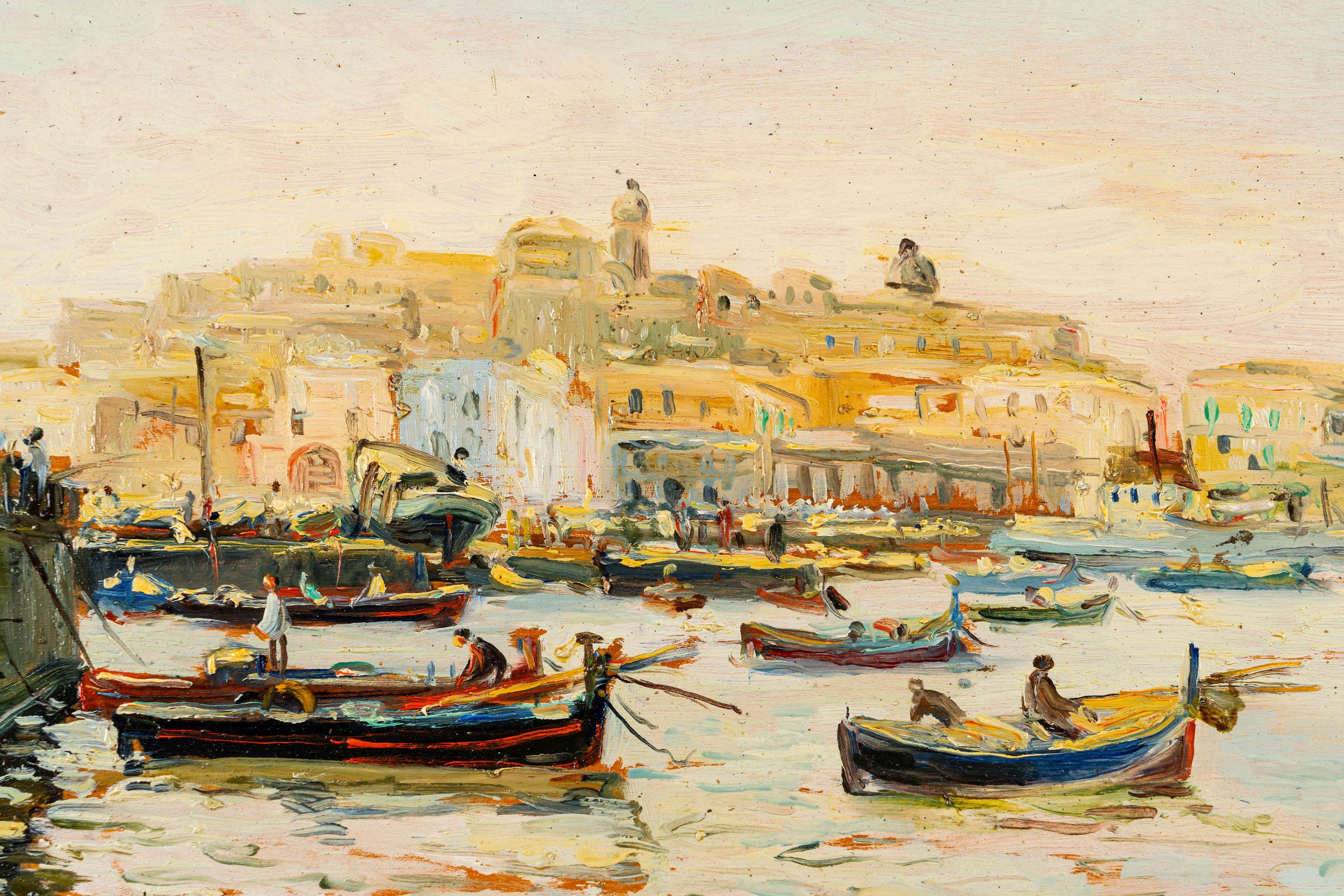 Antonio Martucci - Mattinata al porto
