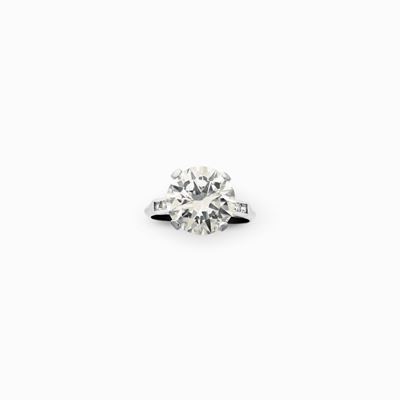 Anello in Platino e Diamante Ct 6,51 Ane