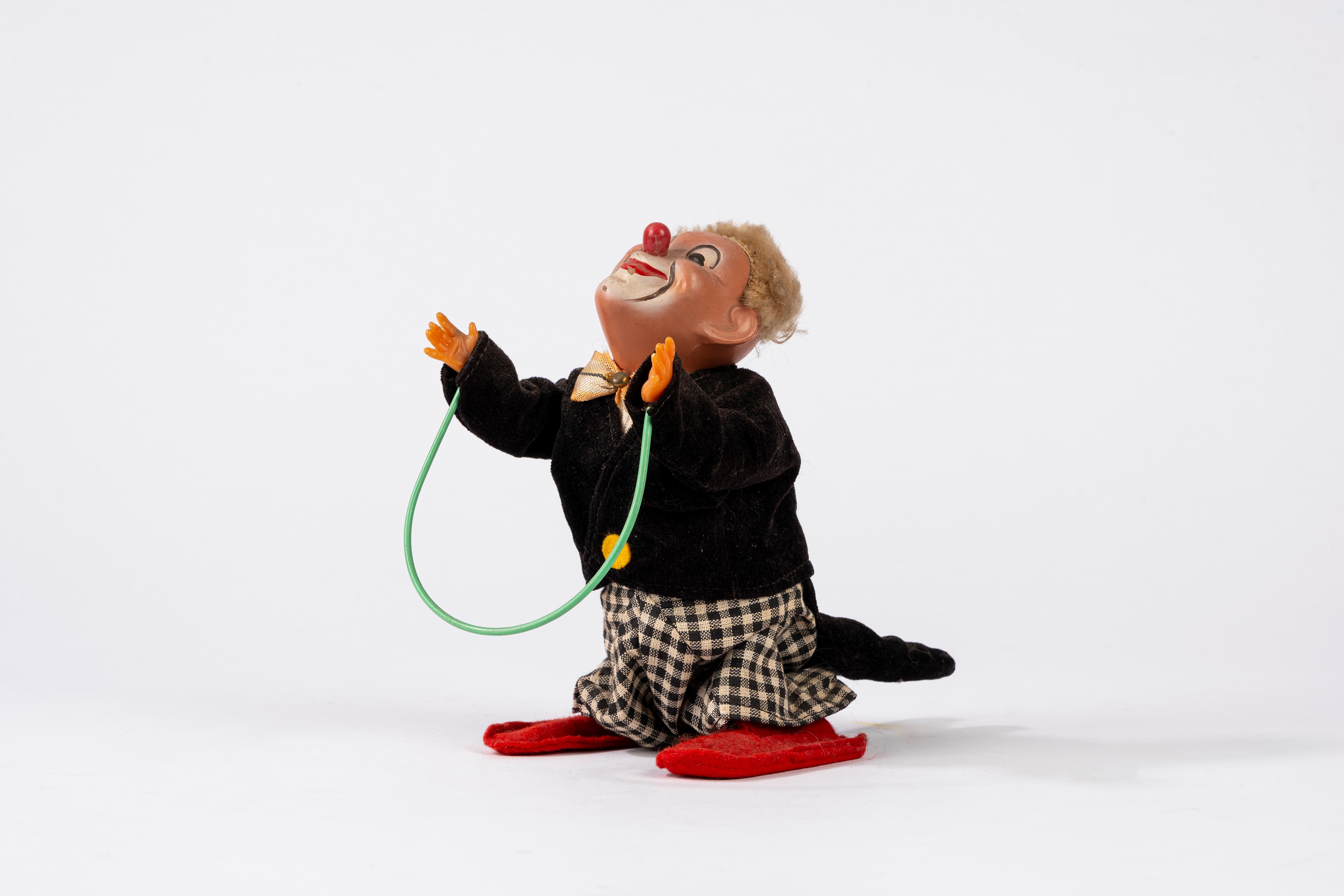 Max Carl - Clown acrobata a molla (carica a molleggio), anni 1950