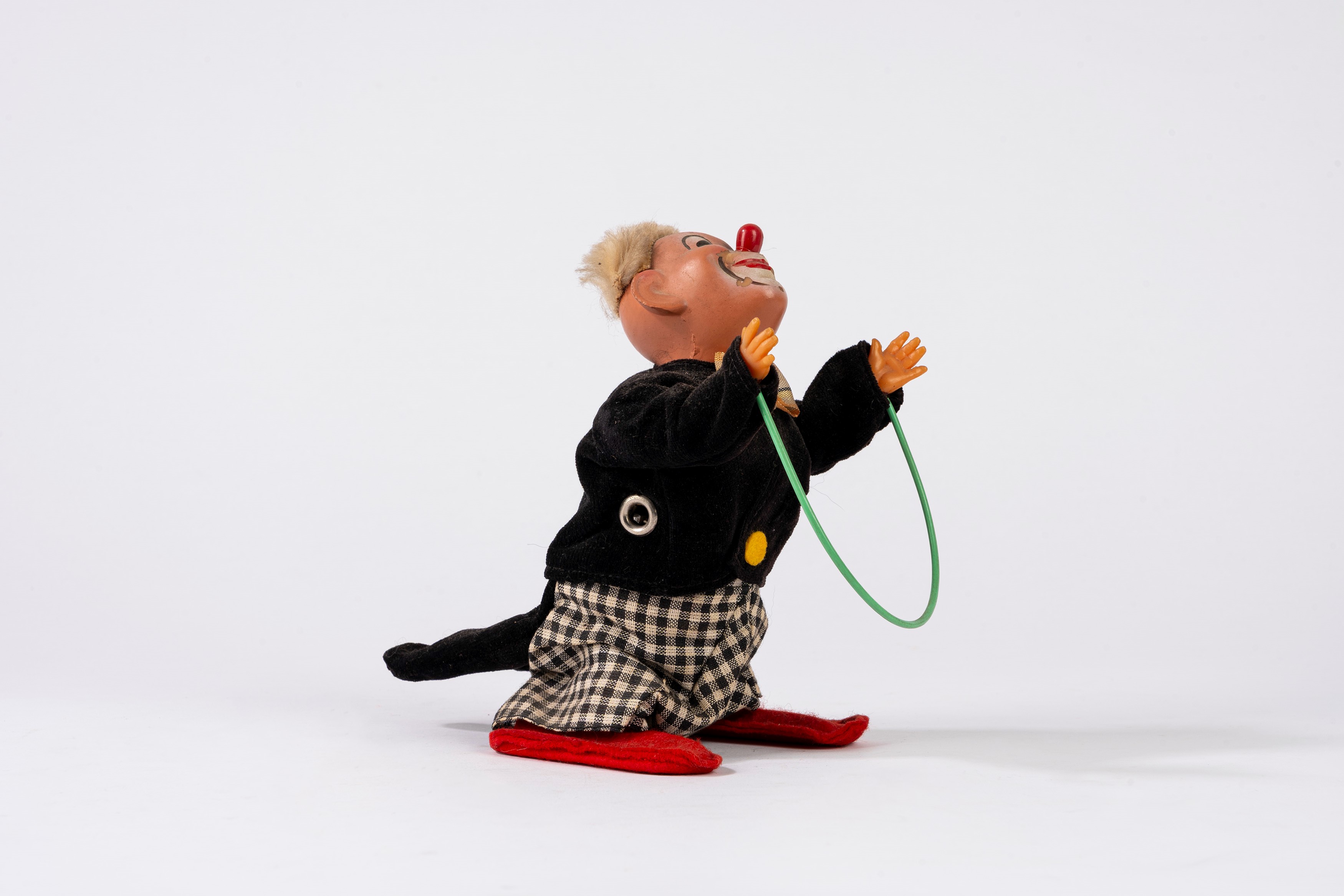 Max Carl - Clown acrobata a molla (carica a molleggio), anni 1950