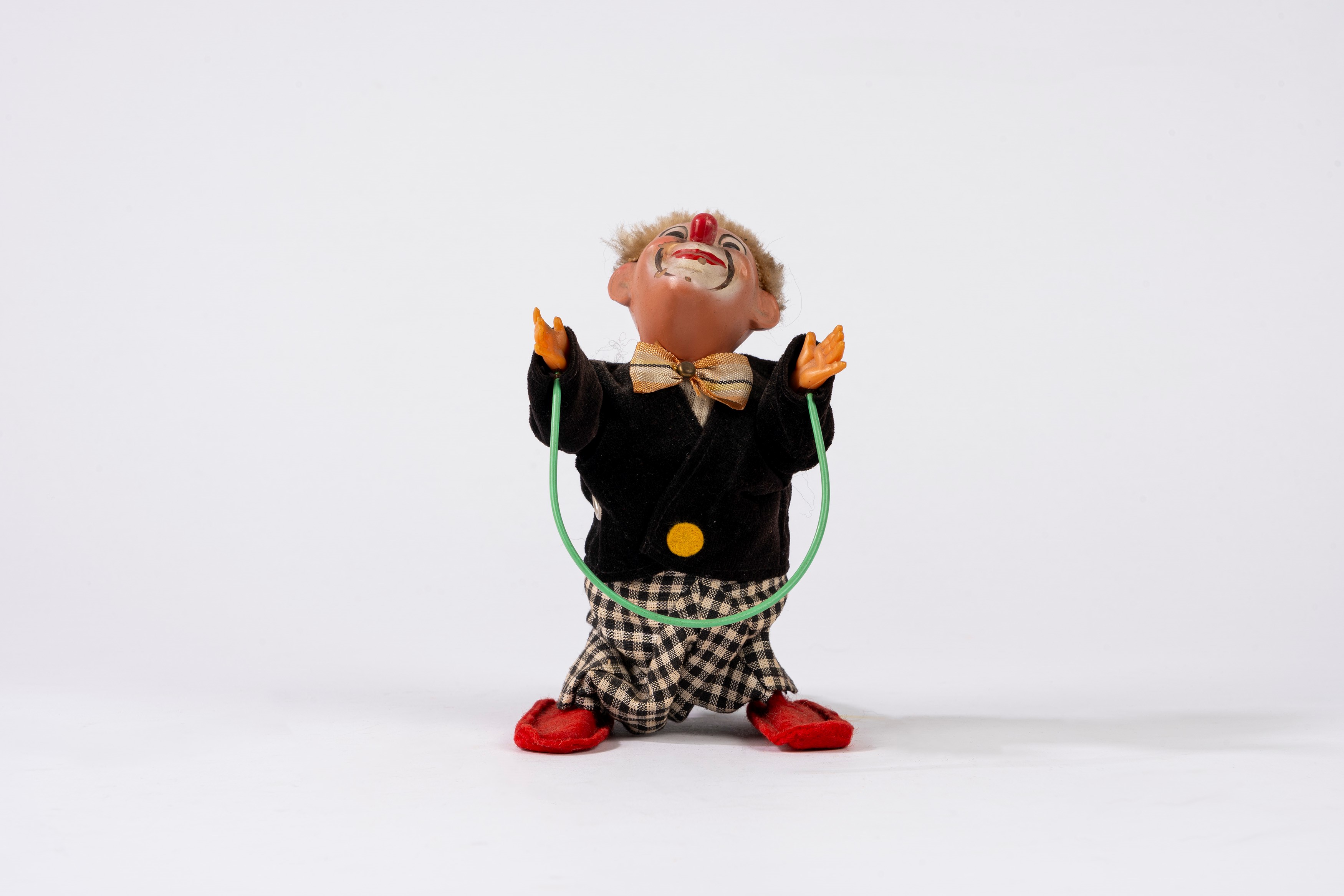 Max Carl - Clown acrobata a molla (carica a molleggio), anni 1950