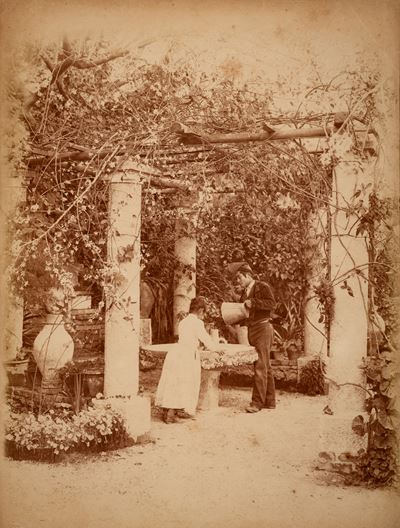 Cortile siciliano, Taormina