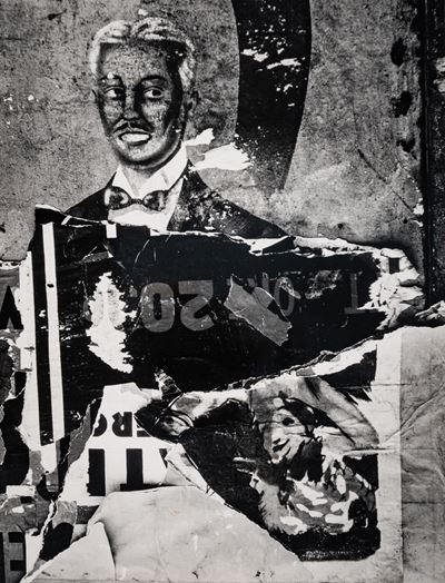 Fine di un manifesto (stampa vintage alla gelatina ai sali d’argento, 1978)