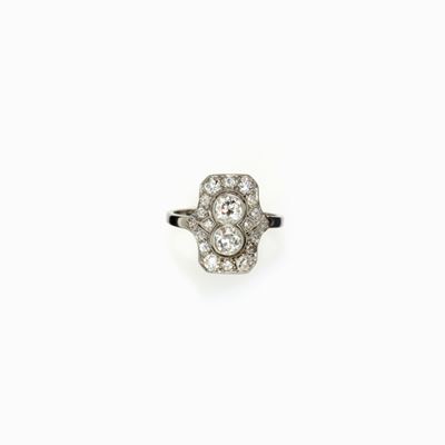 Anello in Oro e Diamanti, Circa 1920 in