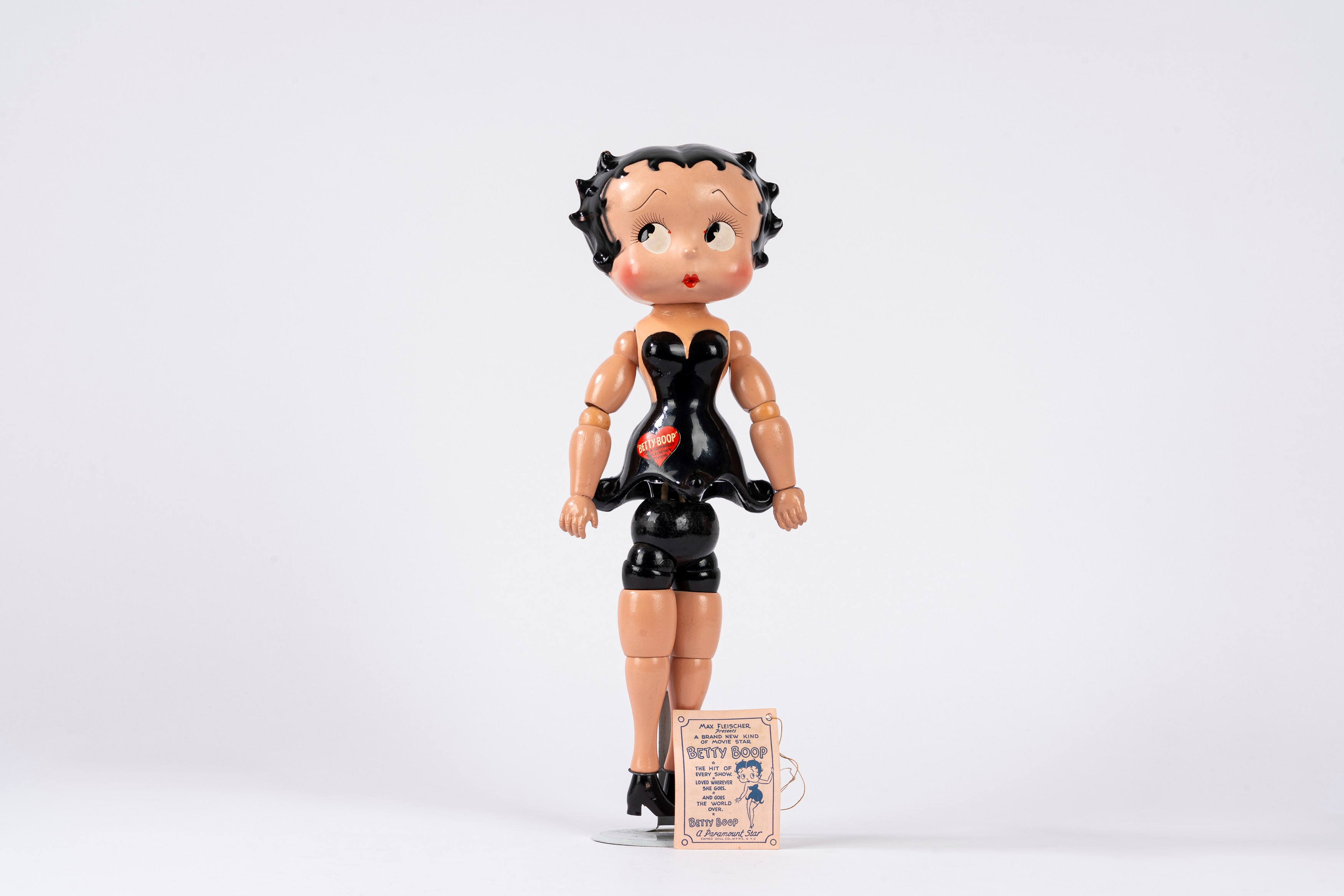 Cameo Doll. - Bambola, Betty Boop, legno policromo con giunture snodate