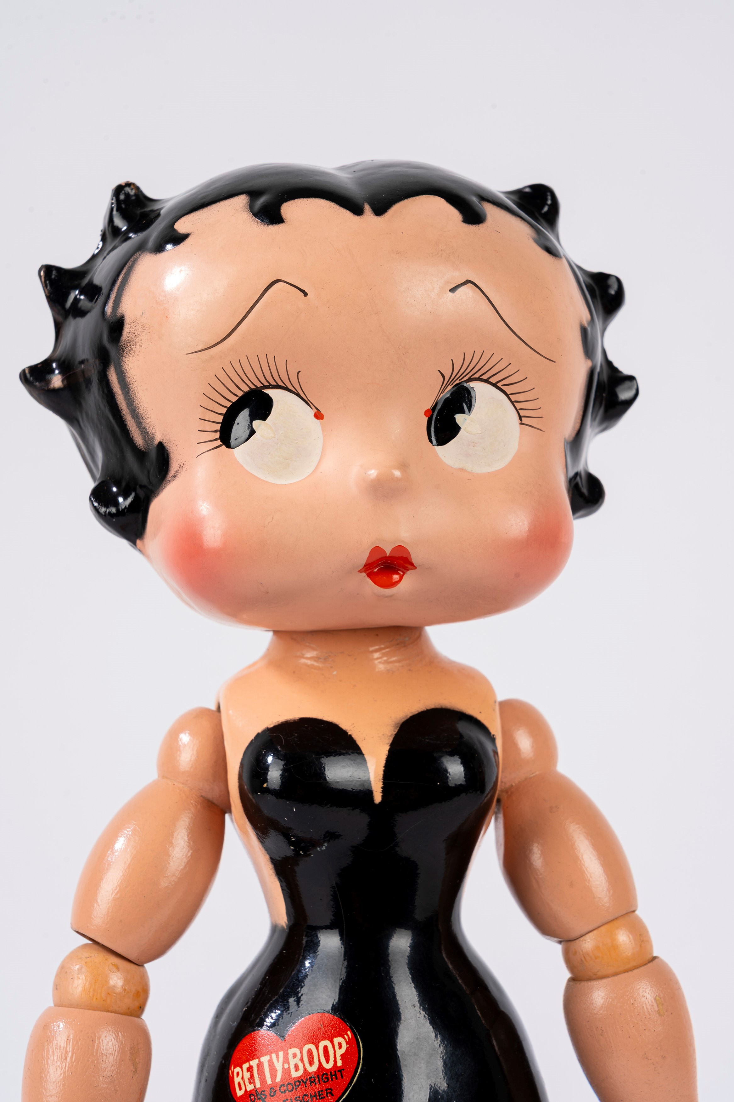 Cameo Doll. - Bambola, Betty Boop, legno policromo con giunture snodate