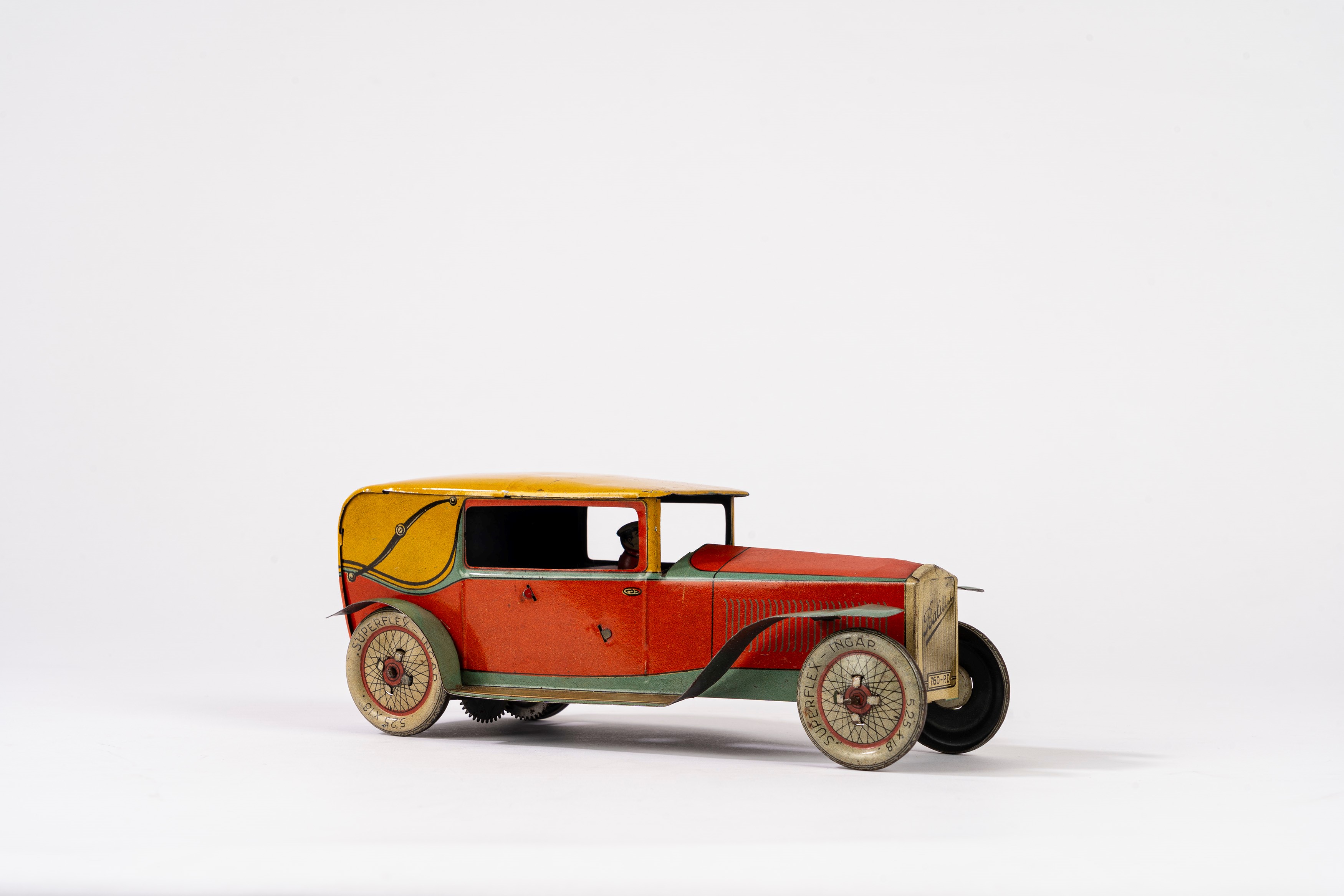 Autoggetto d’epoca, Fiat Balilla PD760 (INGAP), latta litografata