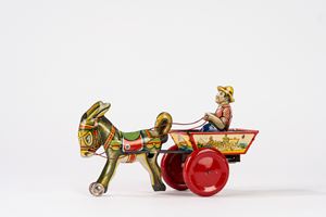 Contadino su carretto