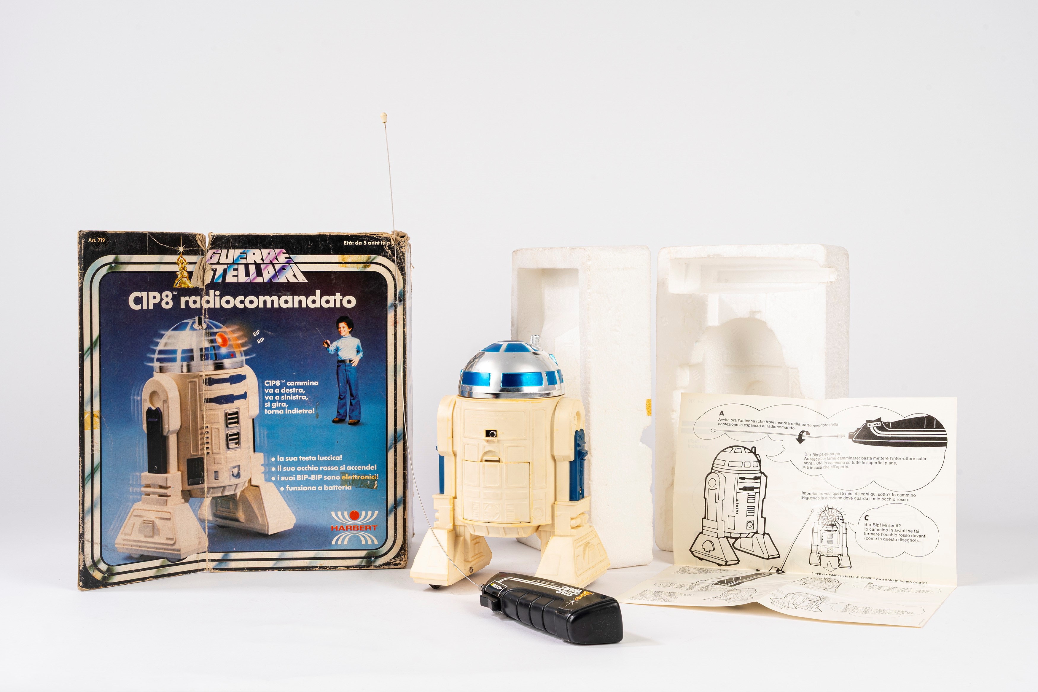 Harbert - Guerre Stellari. Robot C1P8 radiocomandato