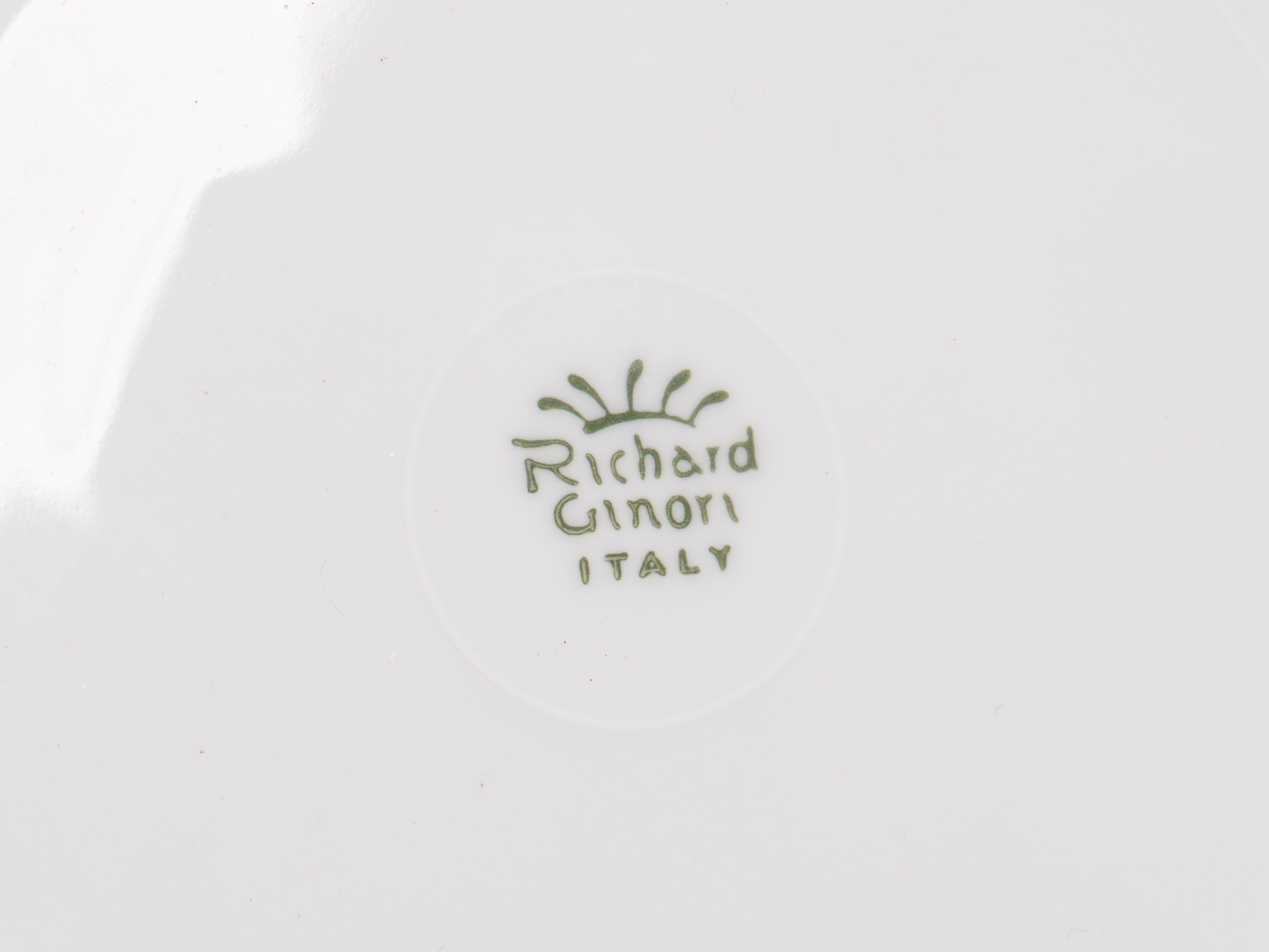 Set da Pesce Composto da un Piatto da Portata Ovale e Cinque Piatti Piani. Richard Ginori
