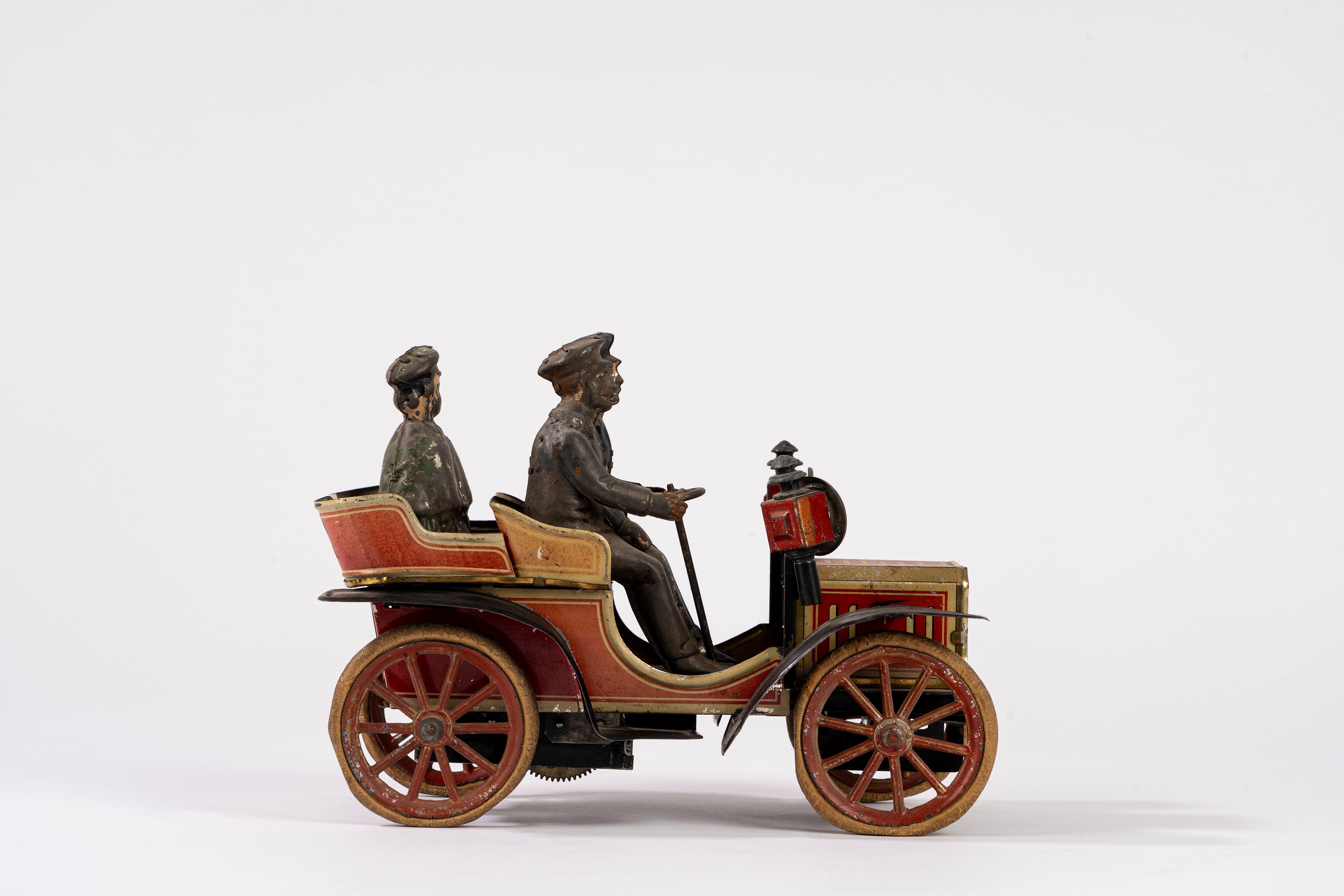 George Carette Carette - Auto modello Tonneau 50 (litografata) in scala, 1912