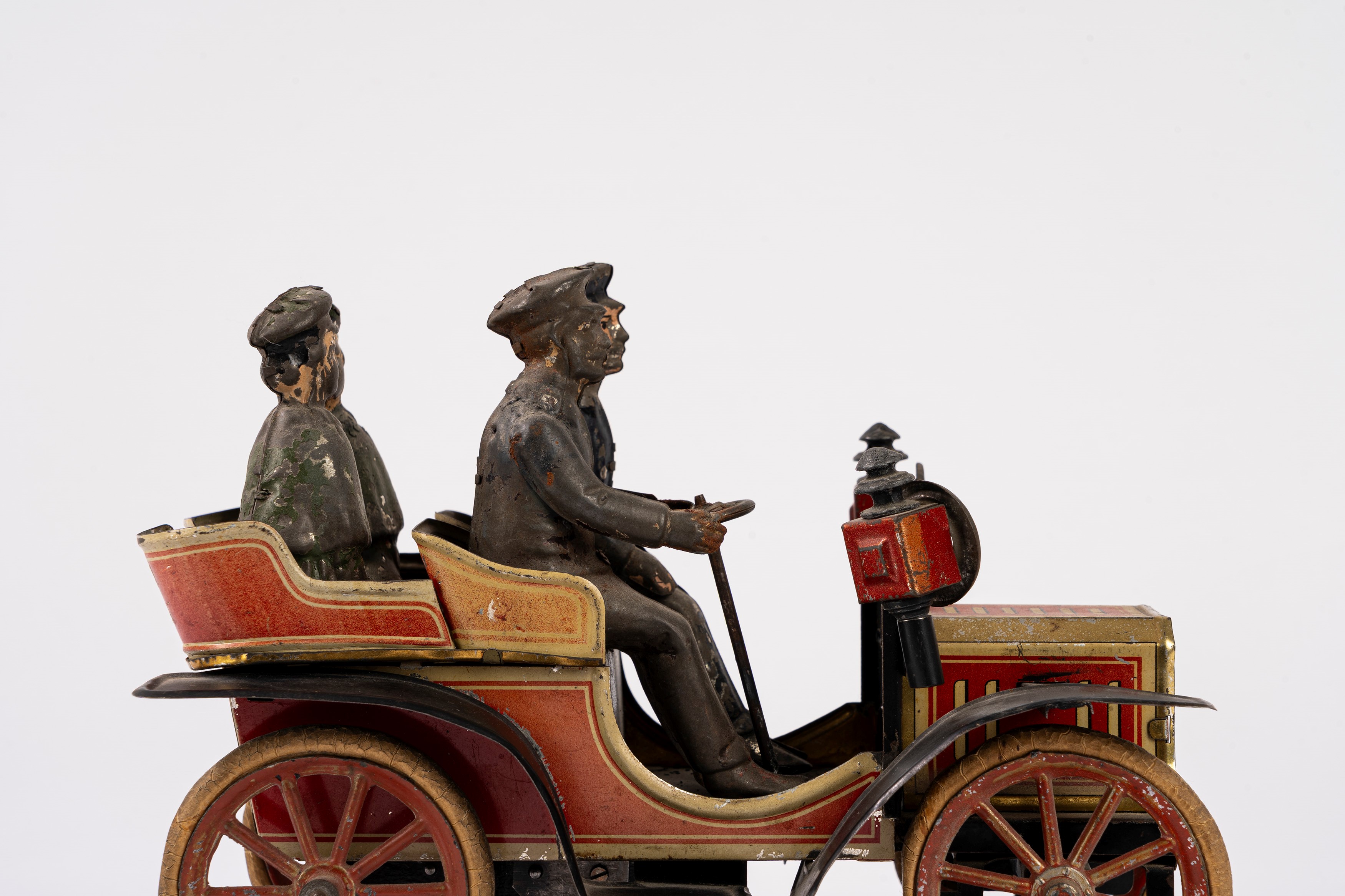 George Carette Carette - Auto modello Tonneau 50 (litografata) in scala, 1912