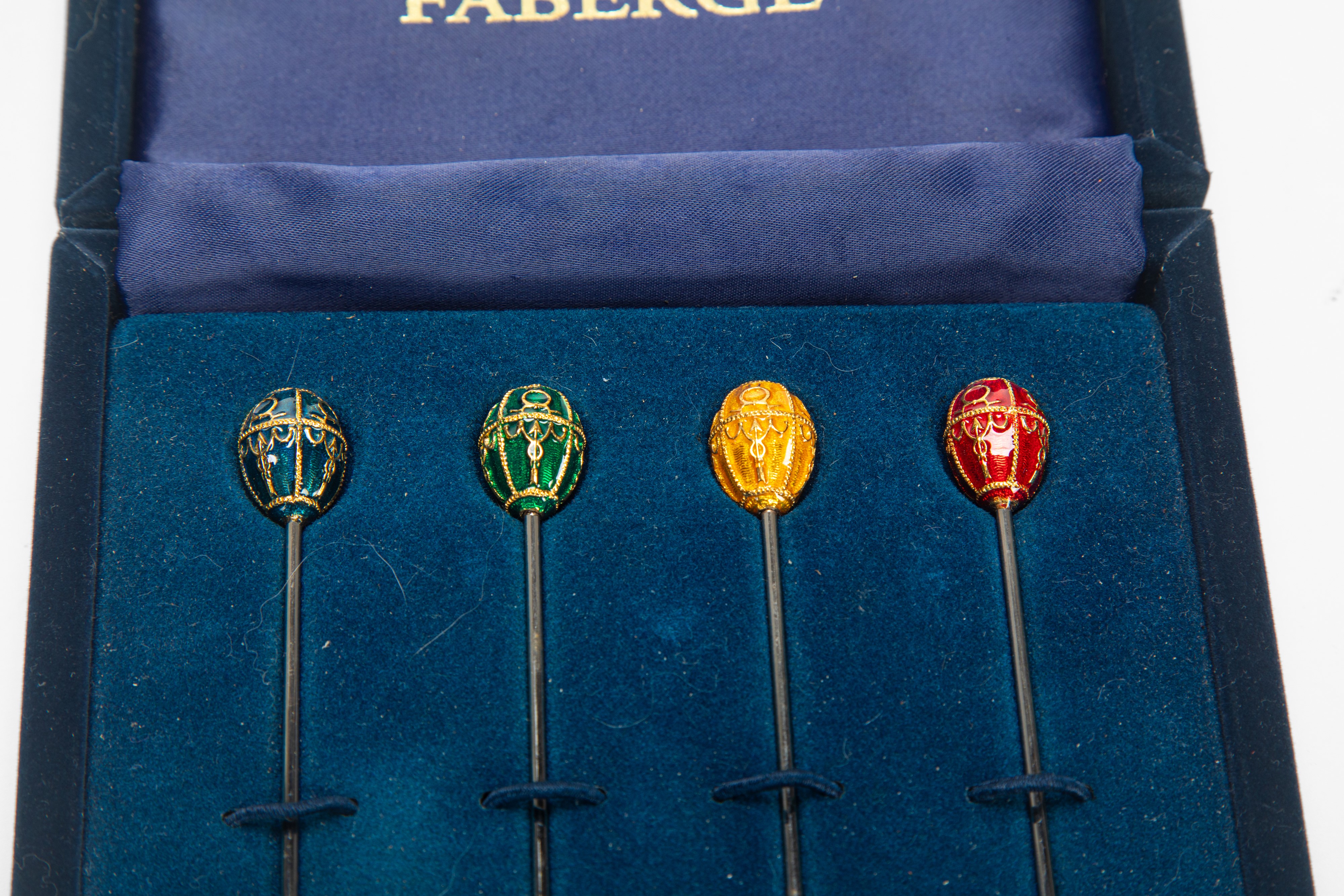 Set di Quattro Forchettine da Cocktail, Fabergé