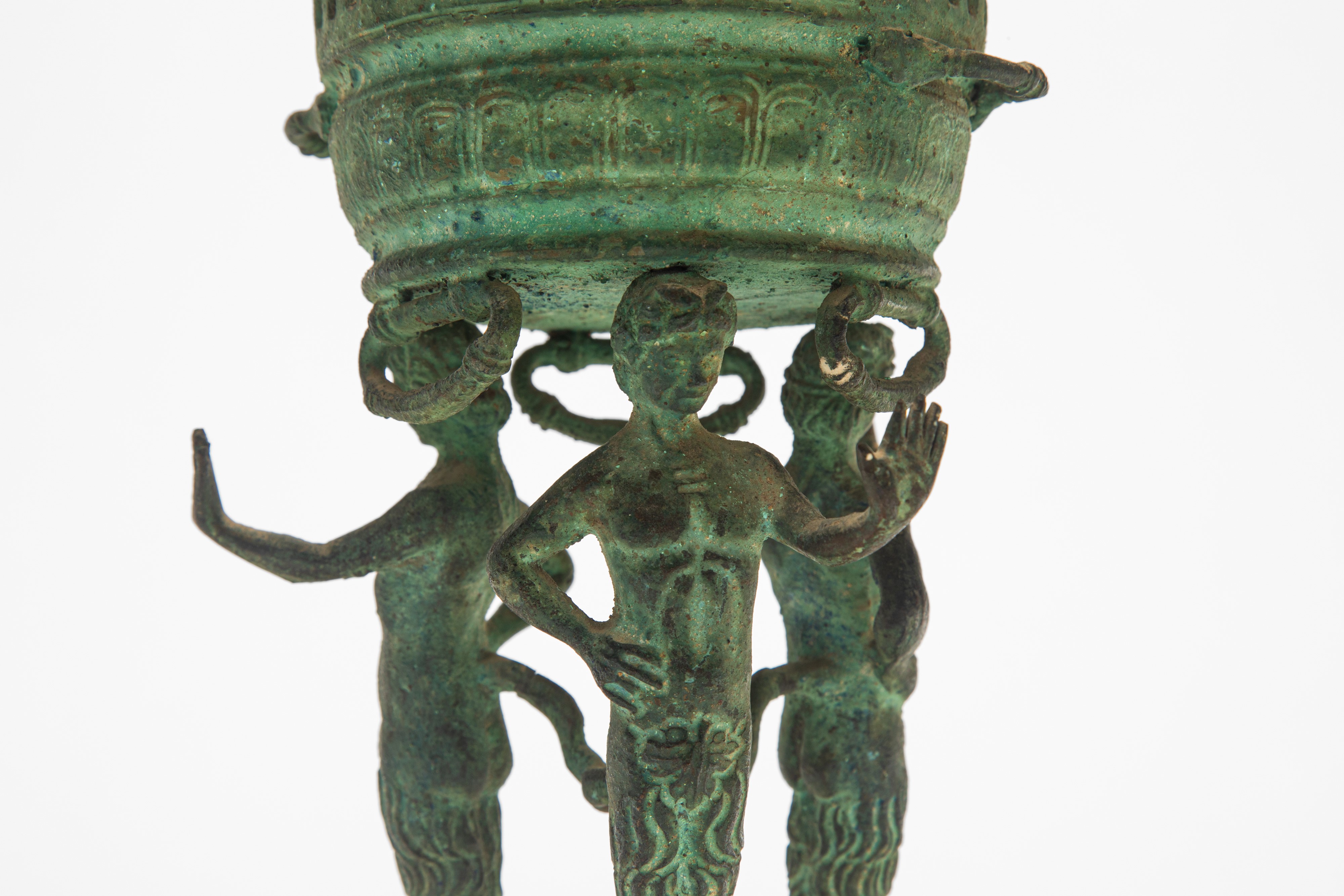 Fonderia Chiurazzi (prob.), Braciere in bronzo in stile pompeiano, XIX secolo