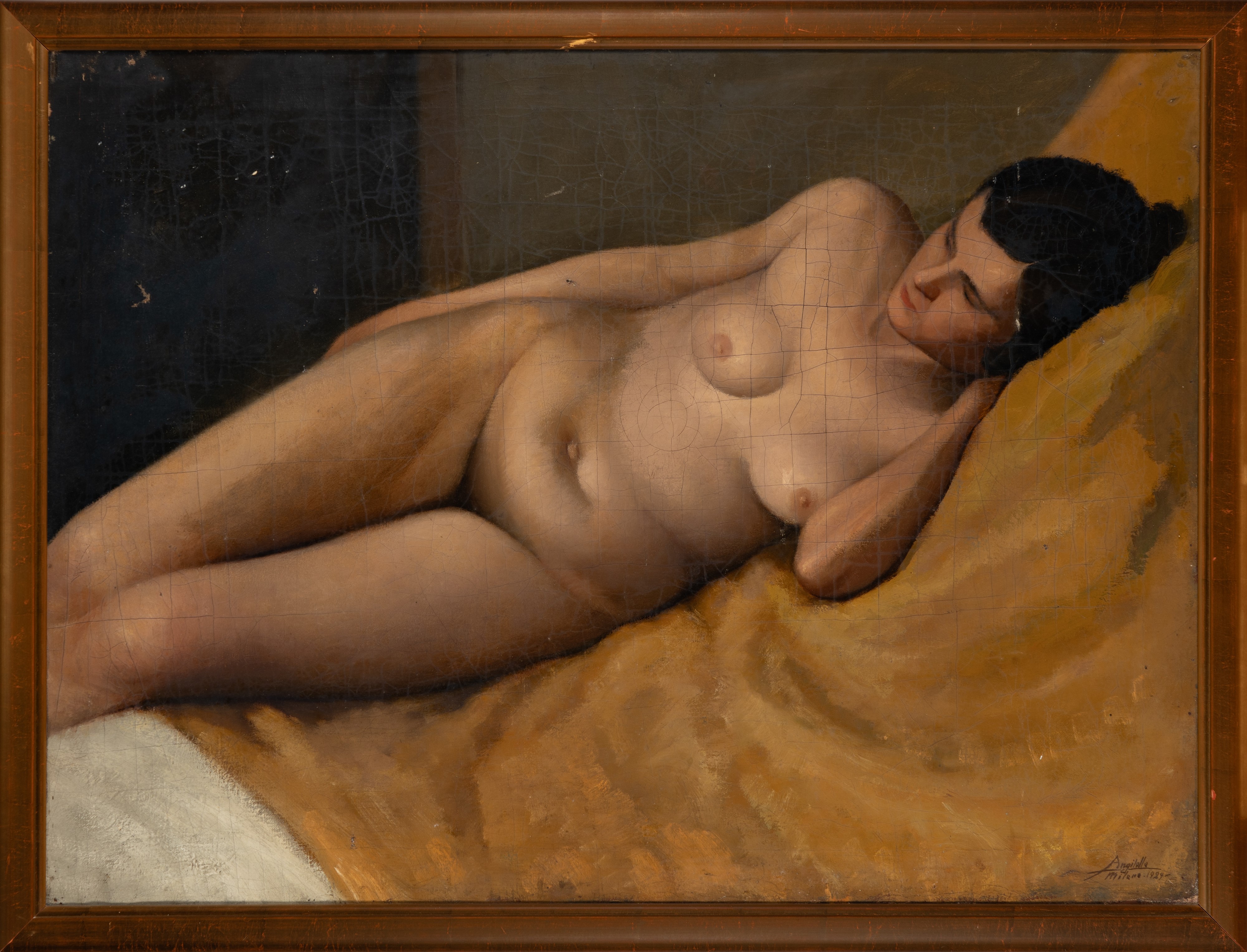 Amedeo Angilella - Nudo femminile disteso