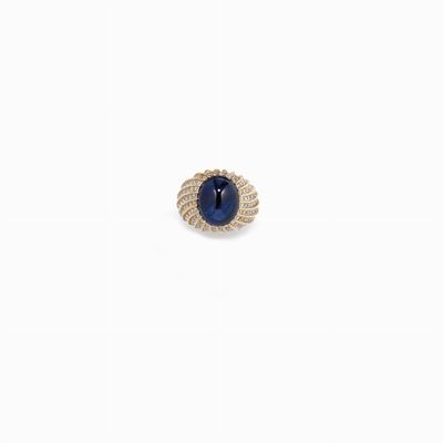 Anello in Zaffiro e Diamanti, Knight in