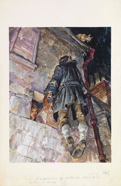 Oliver Twist (illustrazione), tempera su cartone