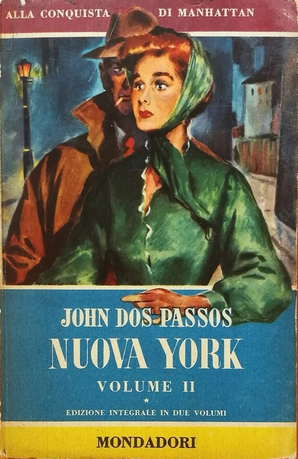 Giorgio Monicelli - Nuova York (originale di copertina), tempera su cartone
