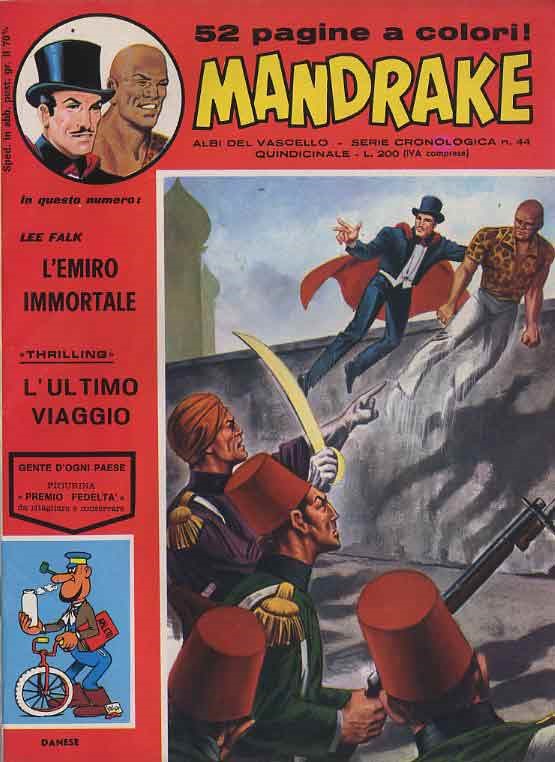 Mario Caria - Mandrake - L’emiro immortale (originale di copertina)