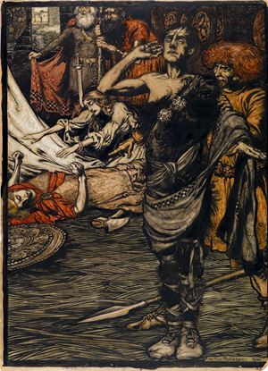 Arthur Rackham | Lot 154 - Stories of the Edda: The death of Balder | Finarte