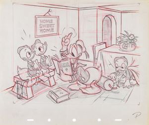 Hank Porter | Lot 622 - Donald’s Nephews (I nipoti di Paperino) | Finarte
